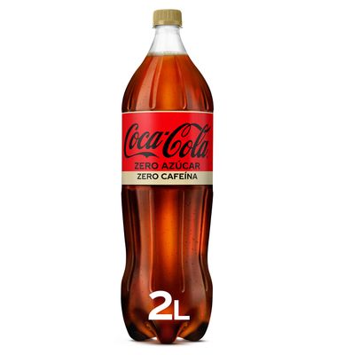 Refresco de cola COCA COLA Zero Zero, botella 2 litros