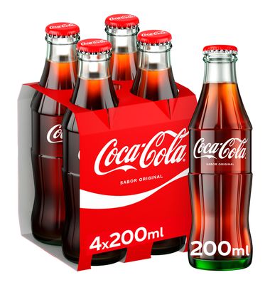 Refresco Coca-Cola Botella 20 cl 4 Unidades 4 x 20 cl