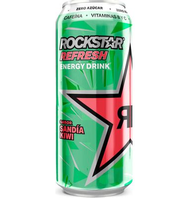 Refresco Rockstar Sandia Kiwi Zero Lata 50 cl
