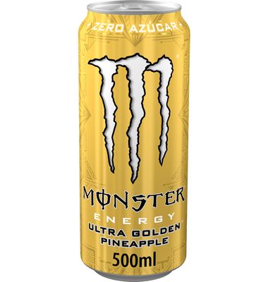Bebida energética MONSTER Ultra Gold, lata 50 cl