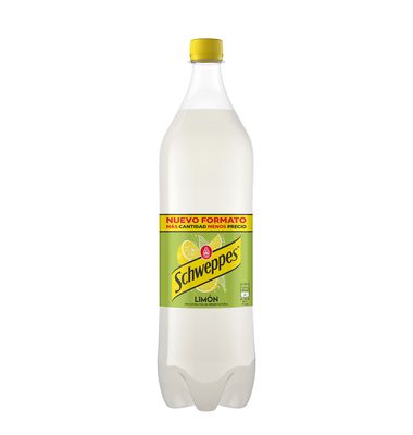 Refresco de limón con gas SCHWEPPES, botella 1,5 litros 1.5 l