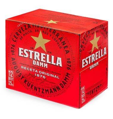 Cerveza Estrella Damm 25 cl 12 Unidades 12 x 25 cl