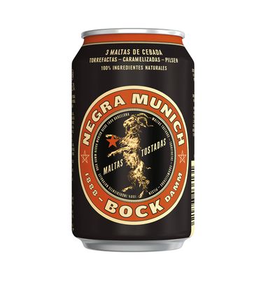 Cerveza Bock Damm Lata 33 cl