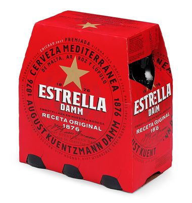 Cerveza Estrella Damm 25 cl 6 Unidades 6 x 25 cl
