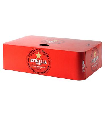 Cerveza Estrella Damm Lata Pack 24 Unidades
