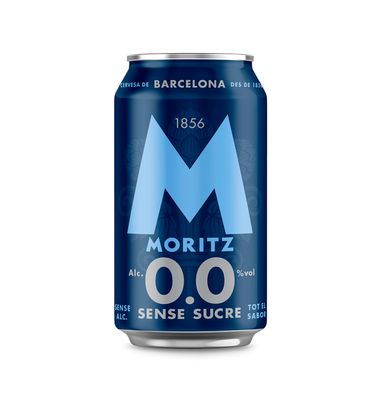 Cerveza Moritz 0,0 Sin Azúcar Lata 33 cl
