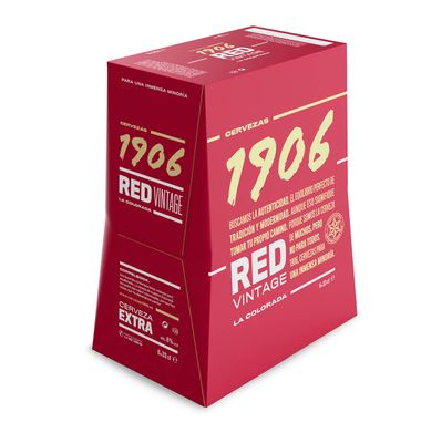 Cerveza Estrella Galicia 1906 Red 6 Unidades