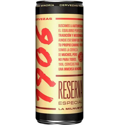 Cerveza Estrella Galicia 1906 Reserva Especial Lata 33 cl