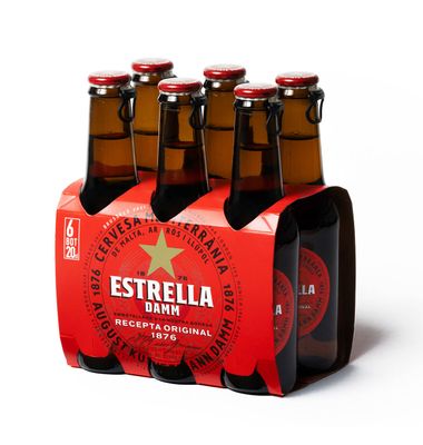 Cerveza Est.Damm Botella 20cl 6 Unidades 6 x 20 cl