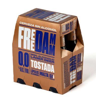 Cerveza Free Damm Tostada P-25cl 6 Unidades 6 x 25 cl