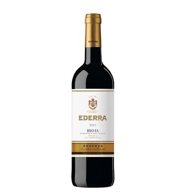 Vino Tinto Reserva D.O Rioja EDERRA, botella 75 cl