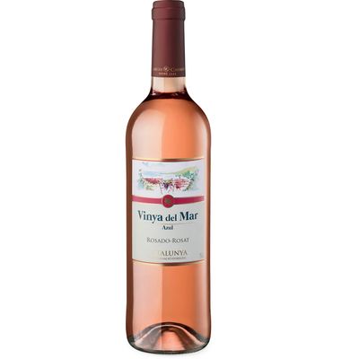 Vino rosado D.O. Catalunya VIÑA DEL MAR, botella 75 cl