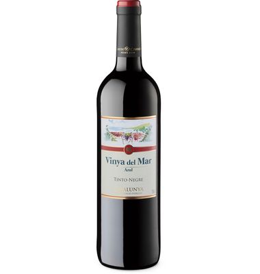 Vino tinto D.O. Catalunya VIÑA DEL MAR, botella 75 cl