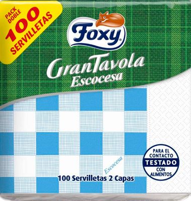 Servilleta Foxy Gran Tavola 100 Unidades