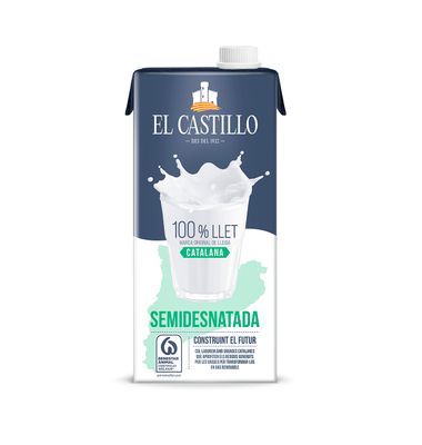 Leche El Castillo Semi 1 L