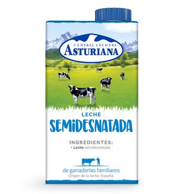 Leche Asturiana Semi 500 ml