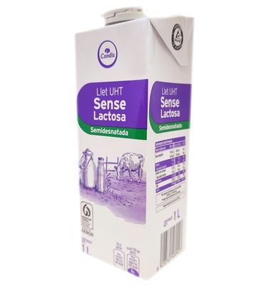 Leche Condis Sin Lactosa Semidesnatada 1 L