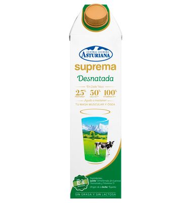 Leche Asturiana Suprema Desnatada 1 L