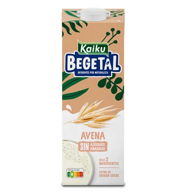 Begetal Kaiku Avena Sin Azúcar 1 L
