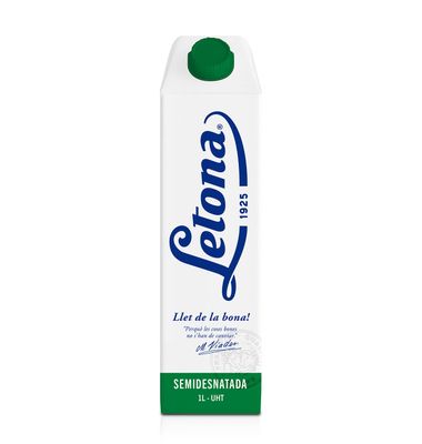 Leche Letona Brick Semi 1 L