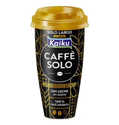 Caffe Solo Kaiku Largo Sin Azúcar 230 ml