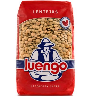 Lentejas selecta LUENGO, paquete 500 g