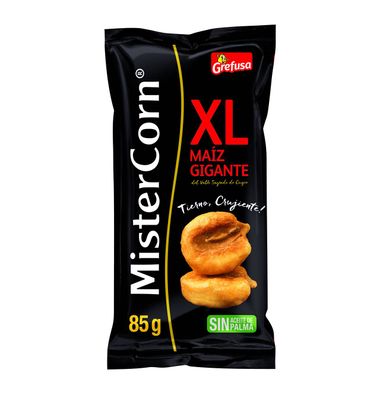 Maíz frito XL GREFUSA MISTERCORN, paquete 85 g