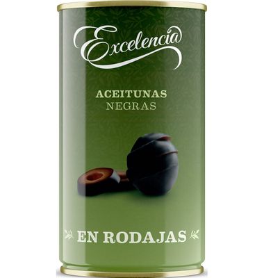 Aceitunas Excelencia Negra Rodajas 150 G