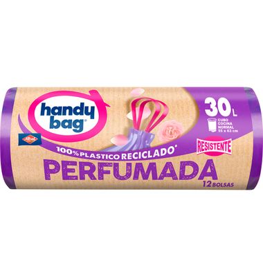 Bolsa de basura perfumada 30 l HANDY BAG, paquete 12 uds