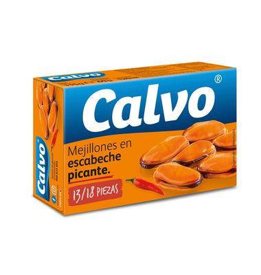 Mejillones en escabeche Calvo 69 g.