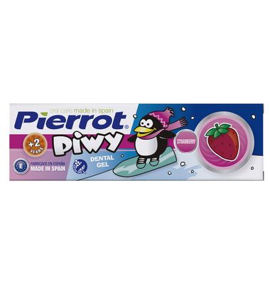 Gel Dental Pierrot Infantil Sabor Fresa 75 ml