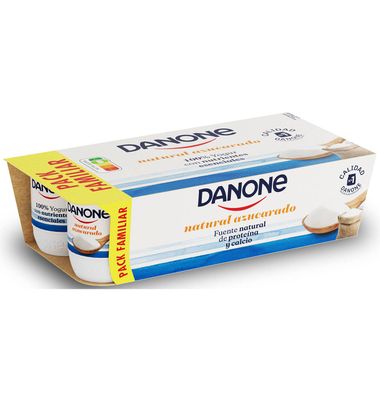 Yogur Danone pack 8 azucarado 8 unidades