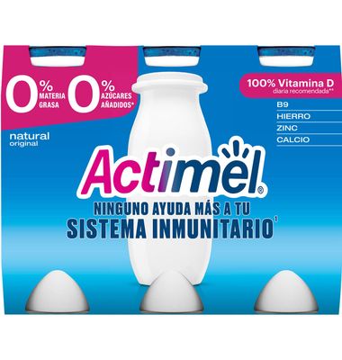 Actimel De Danone Líquido Desnatado 6 Unidades