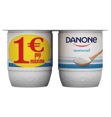 Yogur natural Danone pack 4 4 unidades