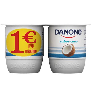 Yogur Danone pack 4 coco 4 unidades