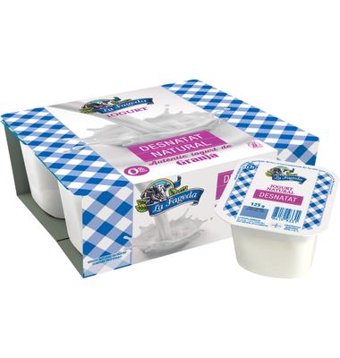 Yogur La Fageda Natural Desnatado 4 Unidades