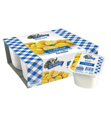 Yogur La Fageda Pack 4 Sabor Limón 4 unidades