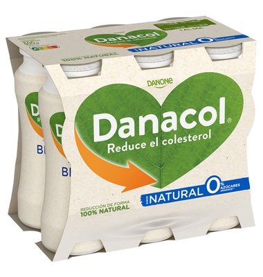 Danacol Danone Para Beber Natural 6 Unidades