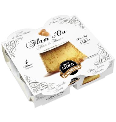 Flan Que'S Lider Huevo 4 Un