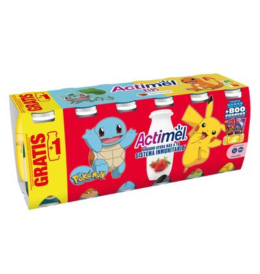 Actimel pack 12 sabor fresa 12 unidades