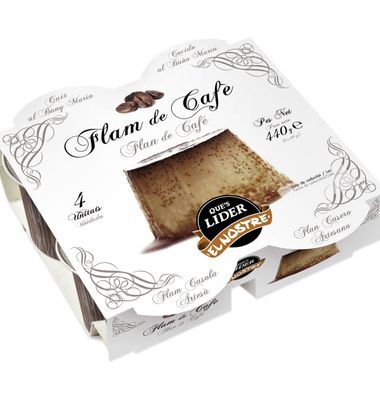 Flan Que'S Lider De Café 4 Unidades