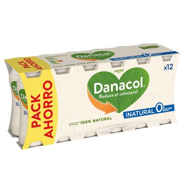 Danacol Danone Natural 12 Unidades