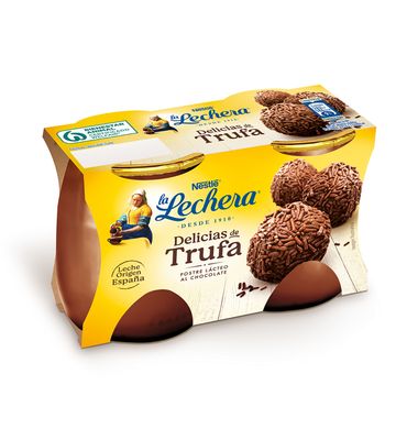 Delicias La Lechera Trufa 2 Unidades