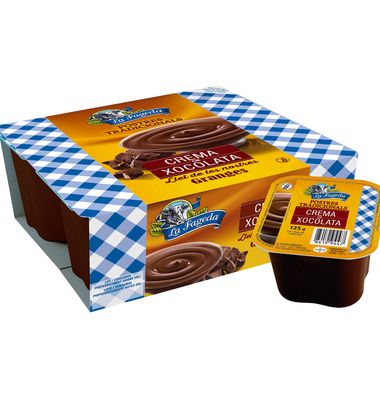 Crema La Fageda Chocolate 4 Unidades
