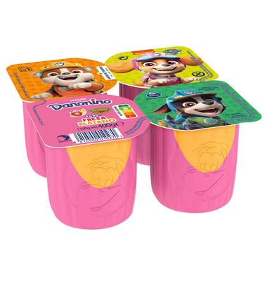 Danonino Maxi sabor fresa-plátano DANONE, pack 4x100 g 4 unidades