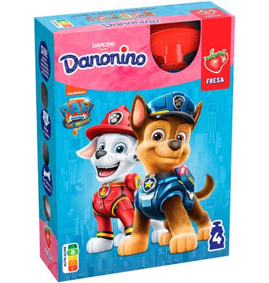 Petit Danonino para llevar pack 4 fresa 4 unidades