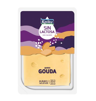 Queso Kaiku Sin Lactosa Gouda 150 G