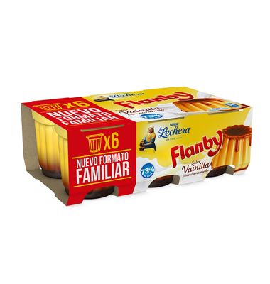 Flanby La Lechera Vainilla 6 Unidades