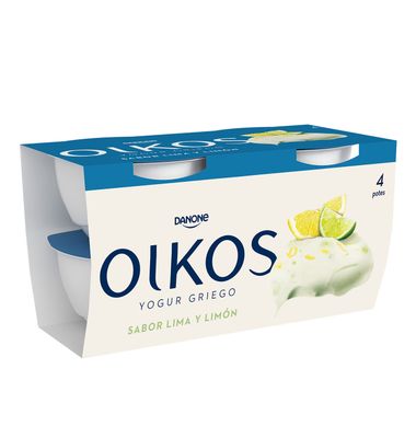 Yogur Danone Oikos Lima-Limón 4 Unidades