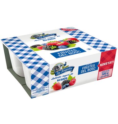 Yogur La Fageda Frutas Bosque 4 Unidades